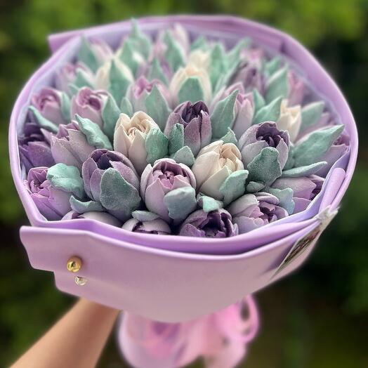 Зефирный букет клубника малина