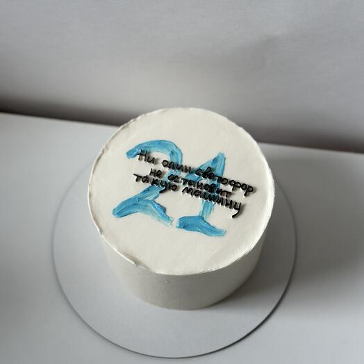 Торт в подарок на день рождения «ни один светофор не остановит такую машину»