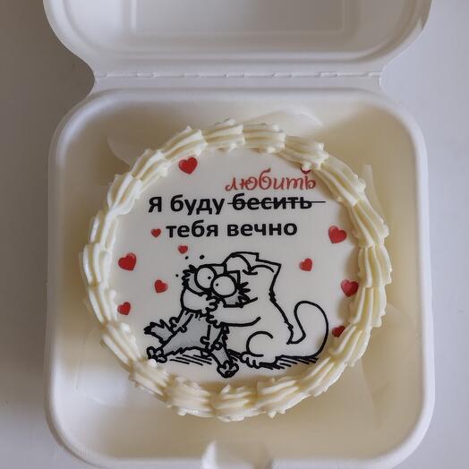 Бенто торт Я буду любить