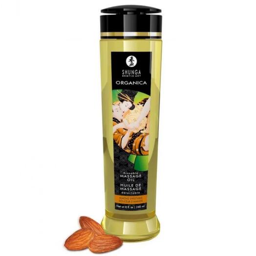 Shunga Organica «Миндальная сладость», съедобное массажное масло 250 мл