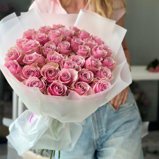 Pembe gul 35 tane