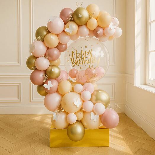 Шары на день рождения для девушки «Новая любовь»