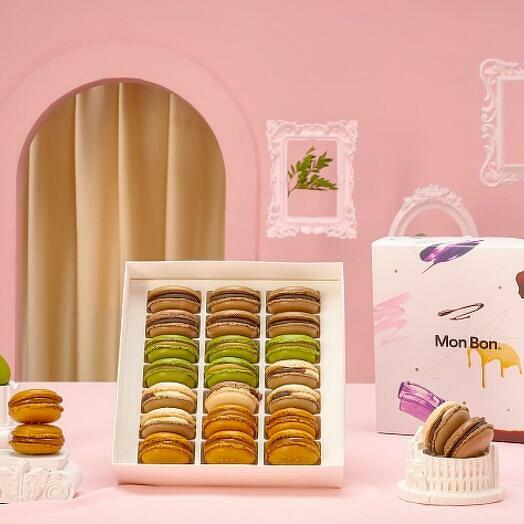 Набор больших макарон «I Like Chocolate» 21шт, Кантата