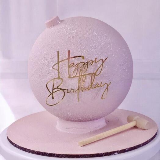 Торт бомба «happy birthday»