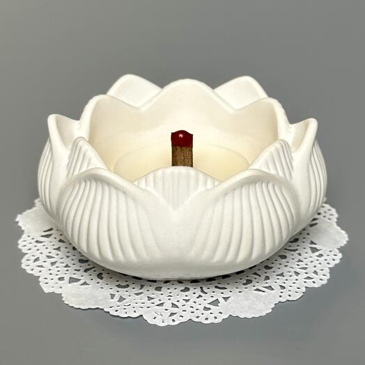 Подсвечник Pawns Collection с ароматическими чайными свечами Candlestick Flamber для интерьера