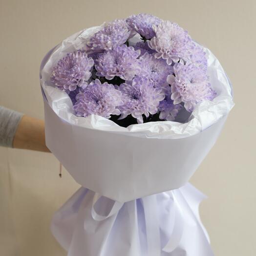 Сирень💜из кустовой хризантемы