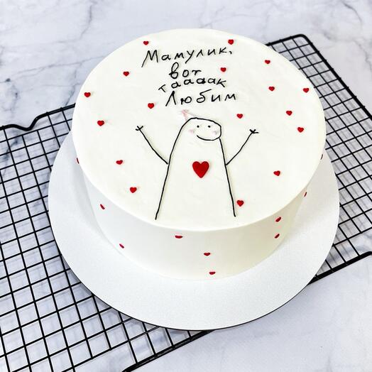 Торт Сникерс для мамы