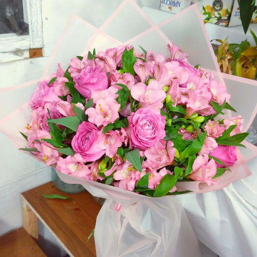Love mix rose! розы и альстромерии 🌸️🦋🍀 больше живых Цветов и меньше обертки пустой =)