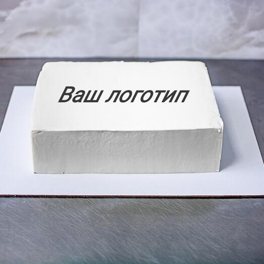 Корпоративный торт с логотипом