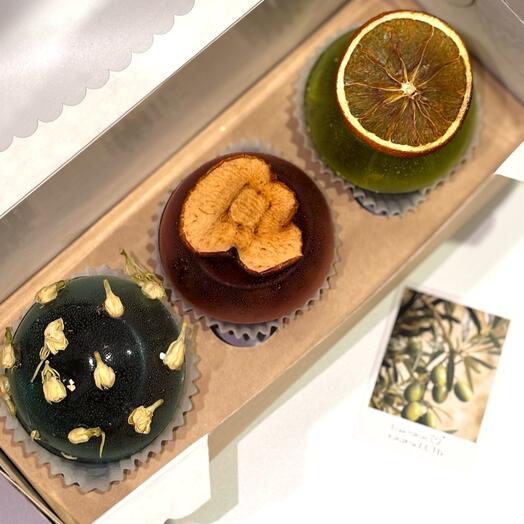 Набор чайных бомбочек из 3-х шт в крафт коробке