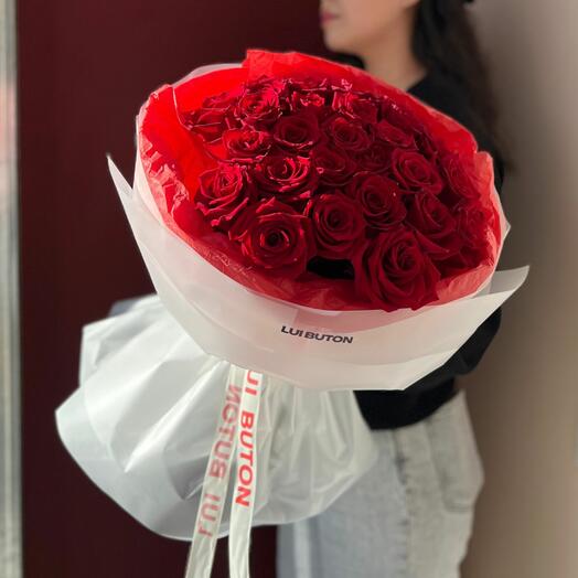 Букет "25 красных роз"