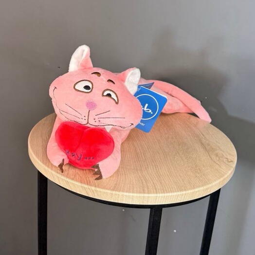 Розовый котик