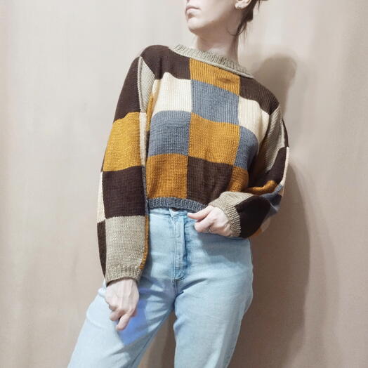 Укороченный свитер