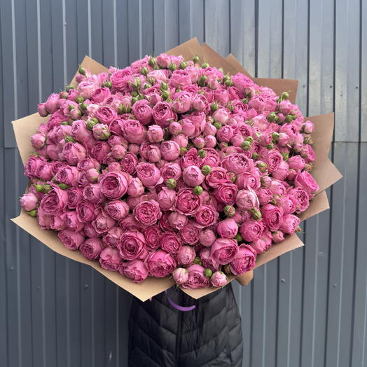 Букет 💐 Пышное Таинство Роз 🩷🩷🩷