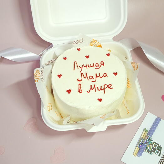 Бенто торт "лучшая мама в мире"