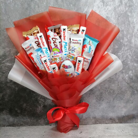 Букет из киндер шоколадок