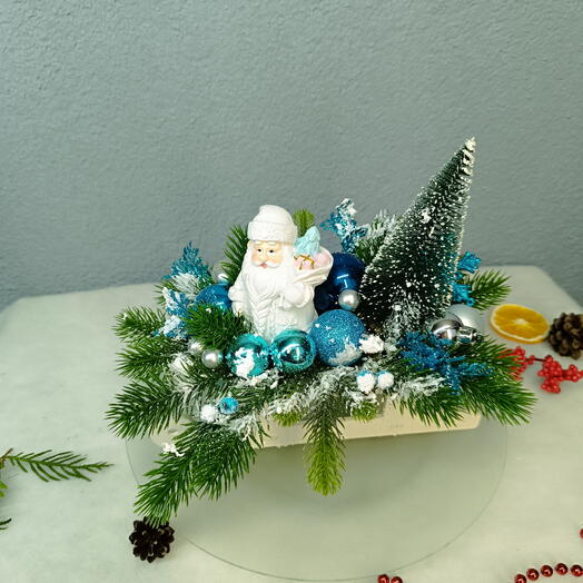 Санки с дедом морозом