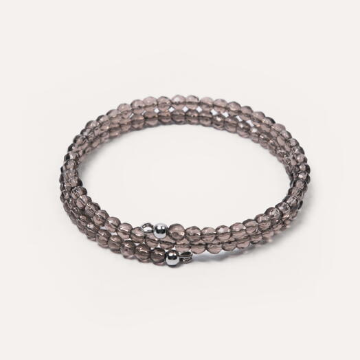 Браслет Ирис Раухтопаз Rh+ 37 см (BRA1129)