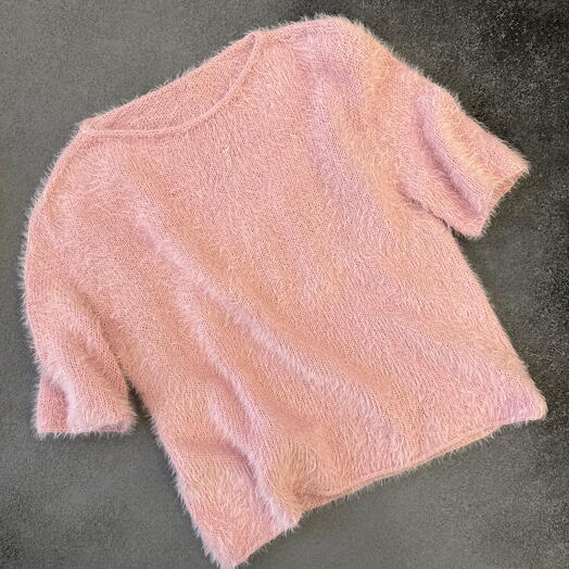 Футболка из фактурного хлопка