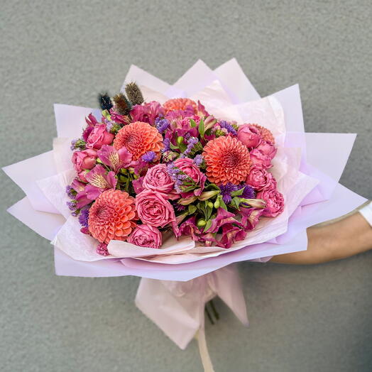 Mix with dahlias