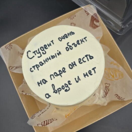 Бенто-торт для студента