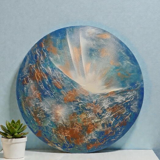 Картина подарочная для интерьера "Рождение весны" 40 на 40