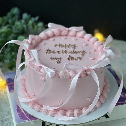 Торт 2кг happy birthday my love для любимой девушки