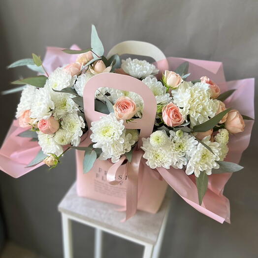 Цветы в сумке «flower»
