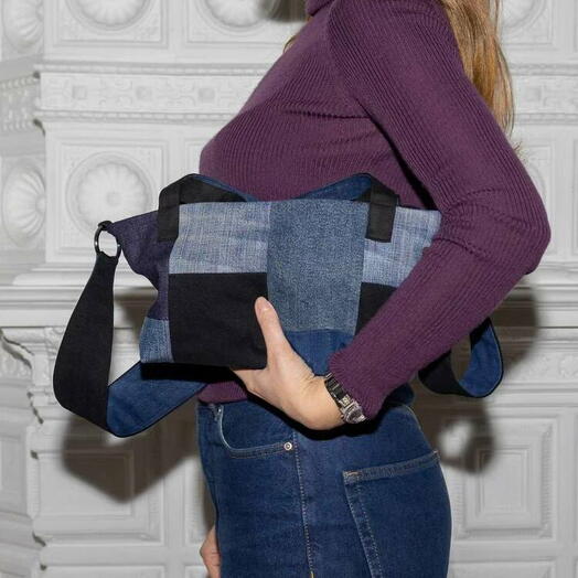 Женская сумка кросс-боди Denim dark