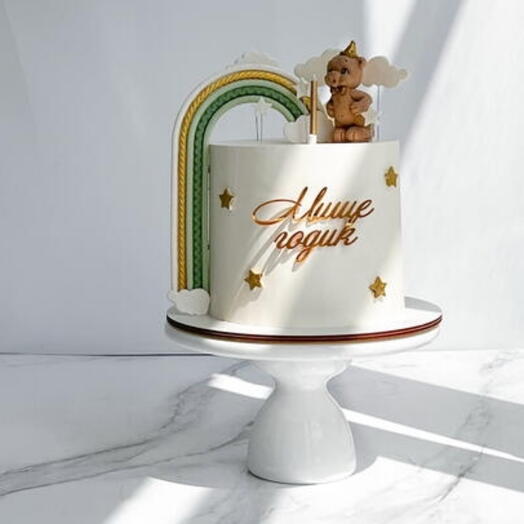 Торт на годик для сына или дочки