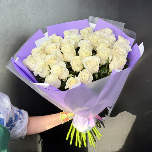 Букет эквадорских роз 37 шт