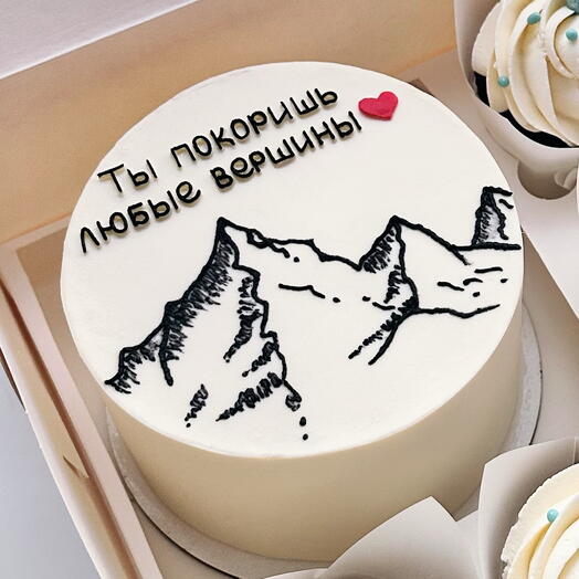 Торт «Ты покоришь любые вершины»