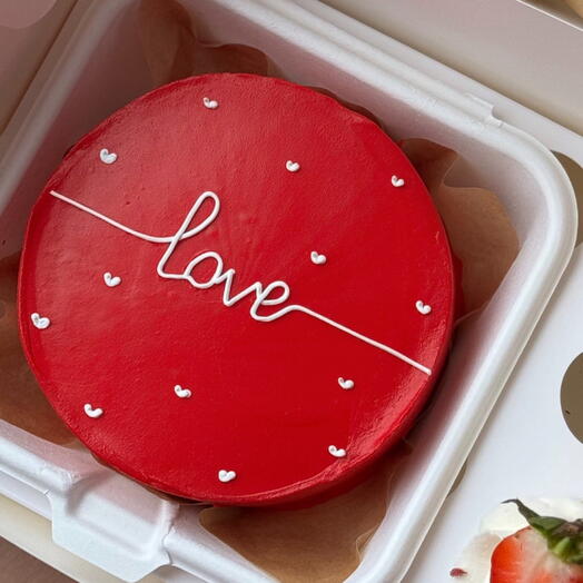 Бенто торт love