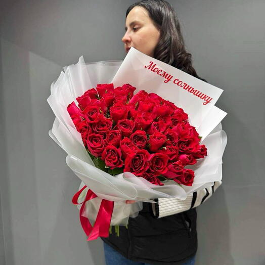Букет из 51 розы
