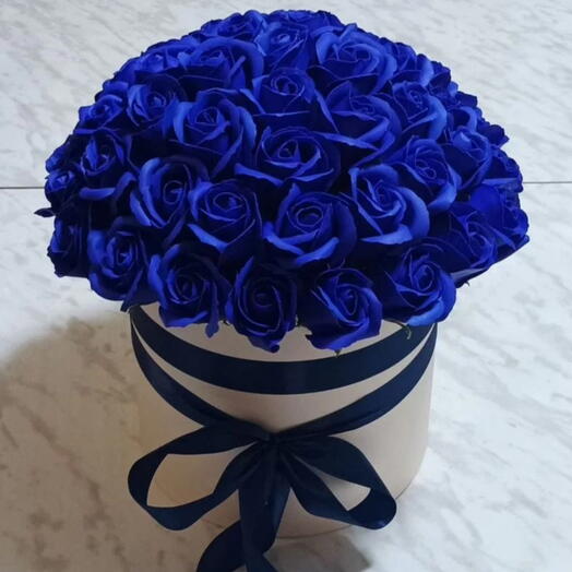 Букет 51 мыльная роза