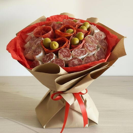 Gourmet Bouquet with Fuet and Chorizo