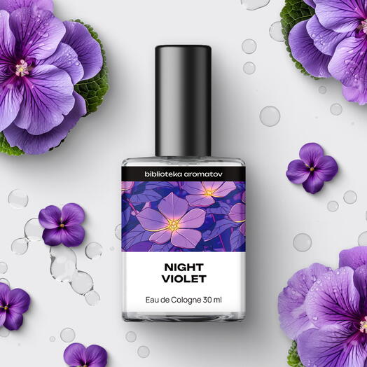 Туалетная вода для женщин и мужчин стойкая «Ночная фиалка», 30 мл