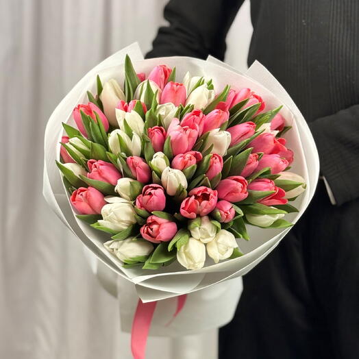 Mix di colori di tulipani