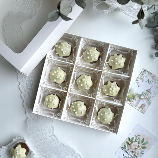 Мини-куличи из дубайского шоколада с фисташковой начинкой, подарок на Пасху, Easter