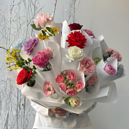 Дофаминовый букет 🌷🩵