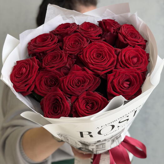 Ароматные красные розы♥️😍🫶🏻 дофаминовый букет