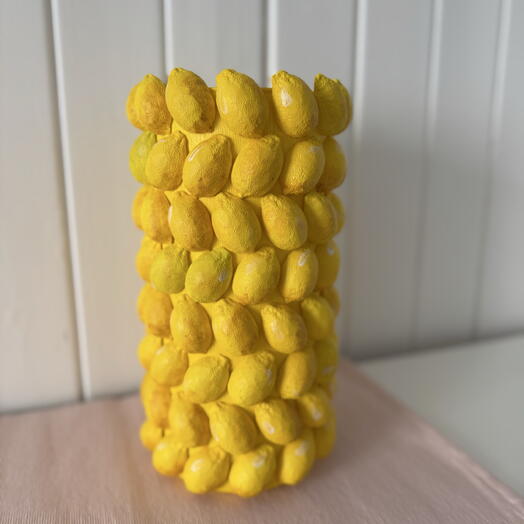 Ваза «Лимоны» ручная работа