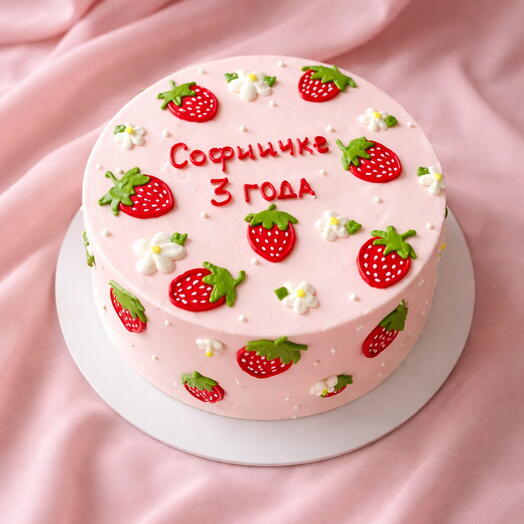 Торт для девочки (6-7 порций)