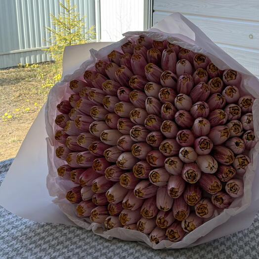 Зефирный букет | luxury Tulips XXL