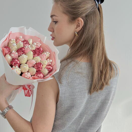 Букет из клубники в шоколаде 🍓 — красивый подарок с доставкой