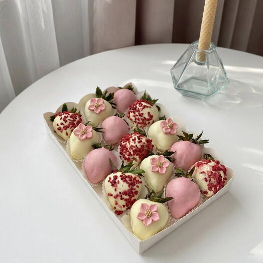 Клубника в шоколаде 15 штук девушке