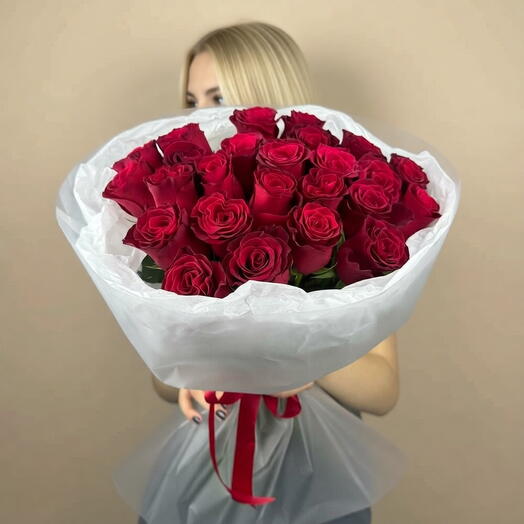 Монобукет из 25ти роз