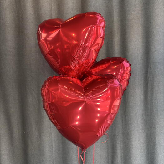 Фонтан фольгированных сердец ❣️ малый