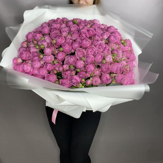 Огромный букет из 51 Мисти для самых любимых 💕