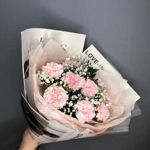 Нежные диантусы с гипсофилой🌸🌸🌸